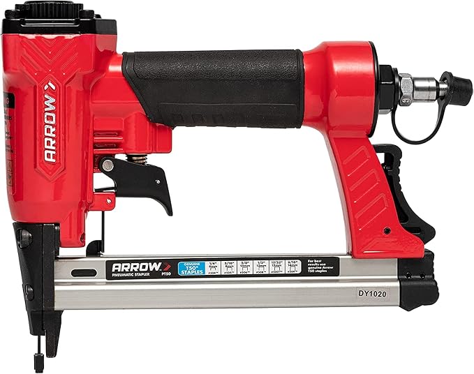 Arrow PT50 Oil-Free Pneumatic Staple Gun, Professional Heavy-Duty Stapler by ArrowToolGroup