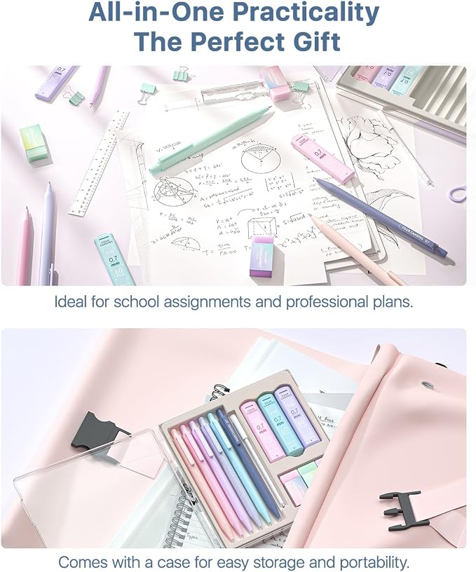Four Candies Cute Mechanical Pencil Set, 0.9mm Bold Point, 6-Count Pack | 360 - Image 5