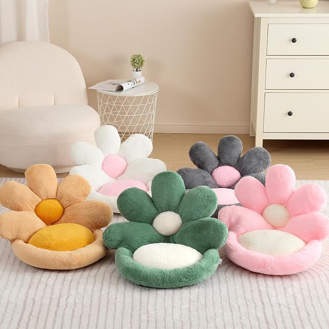Ditucu Flower Shape Chair Cushion Comfy Kawaii Seat Cushions 19 inch Cute Stuff - Image 6