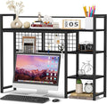 Snughome Desk Shelf, 38.6" Desktop Organizer Shelf, Desk Hutch by Snughome