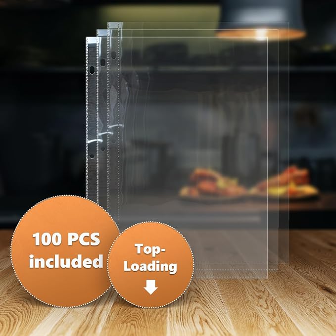 100 Pack of 8.5x11 Heavy Duty Crystal Clear Sheet Protectors - Image 5