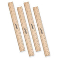 Rulers 12 Inch, Rulers Bulk Wooden Ruler by EXTRIC