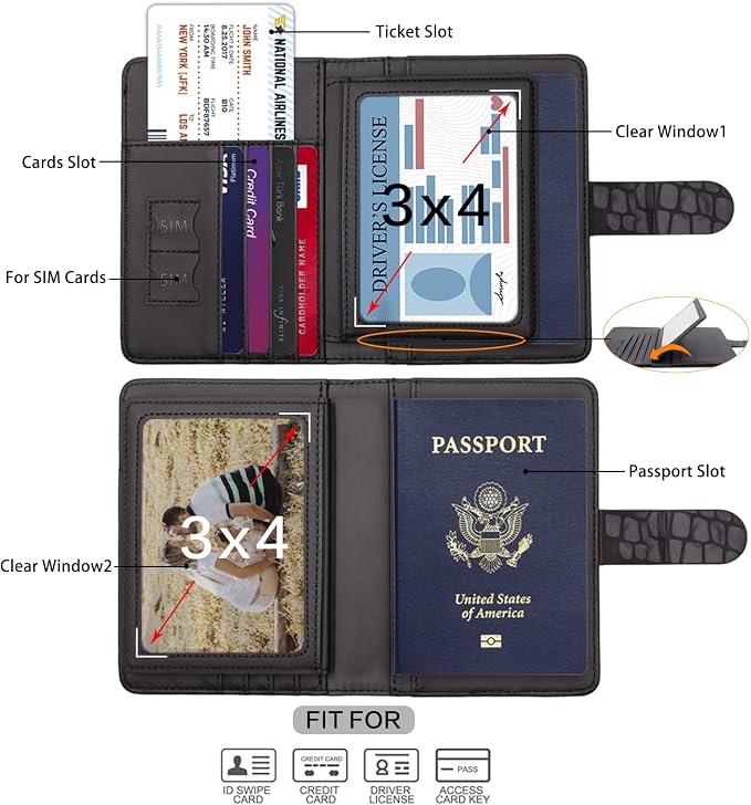 Melsbrinna Rfid Passport Holder - Image 3