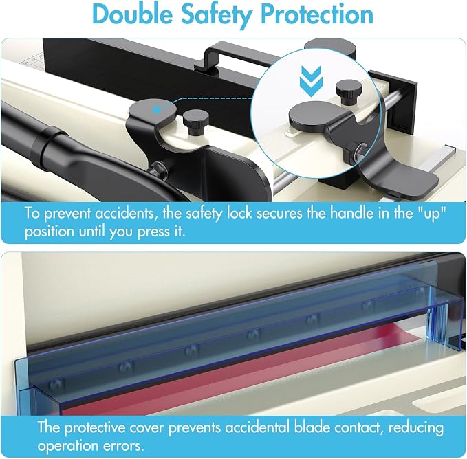 MAKEASY Paper Cutter 12 Inch, Heavy Duty Paper Cutter - Image 5
