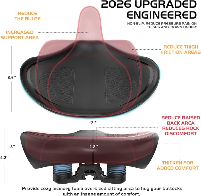 Noseless Bike Seat Cushion for Men & Women - Image 4