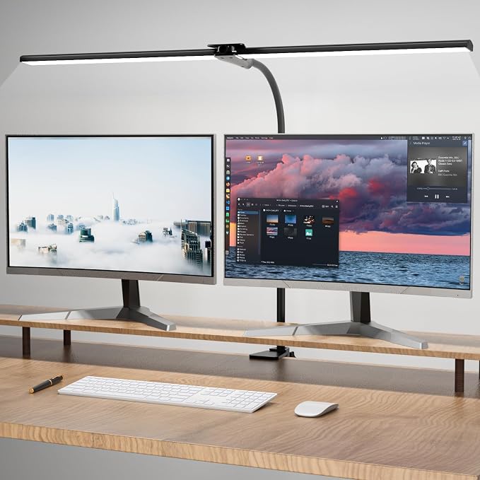 Hensam 31.5in Desk Lamps for Home Office, LED Desk Light by Hensam