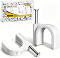 mxuteuk 100PCS Cable Clips by mxuteuk