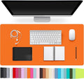 Leather Desk Pad Protector, Non-Slip Desk Pad, on-Slip PU Leather Large Mouse by CADONO
