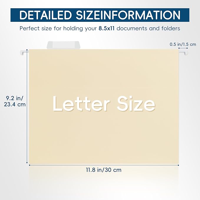 Hanging File Folders, Office Essentials - Image 3