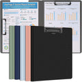 SFLHHDM 5 PCS Clipboard Foldable, 360°Cover Folder Plastic Clipboards by SFLHHDM