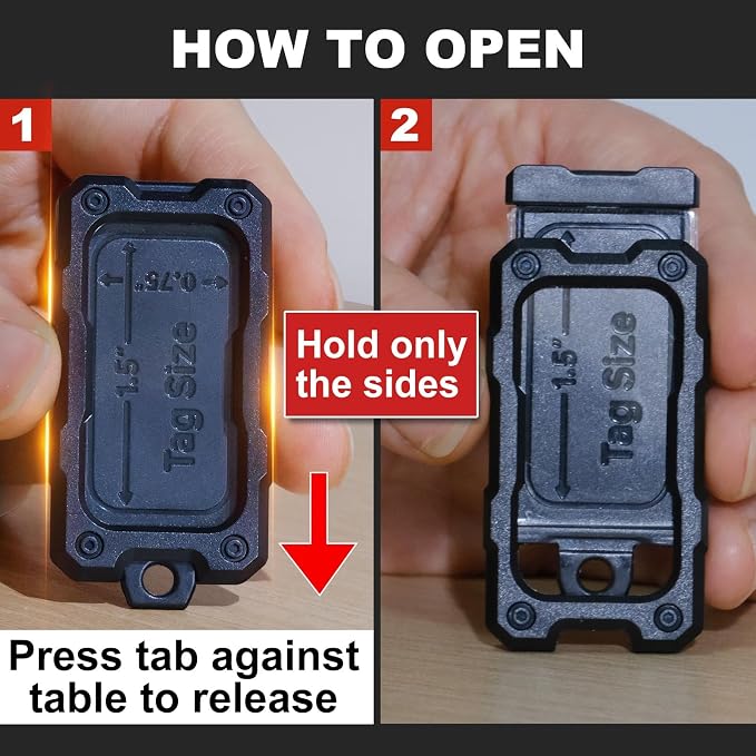 16 Pcs Solid Plastic Key Tags - Image 2