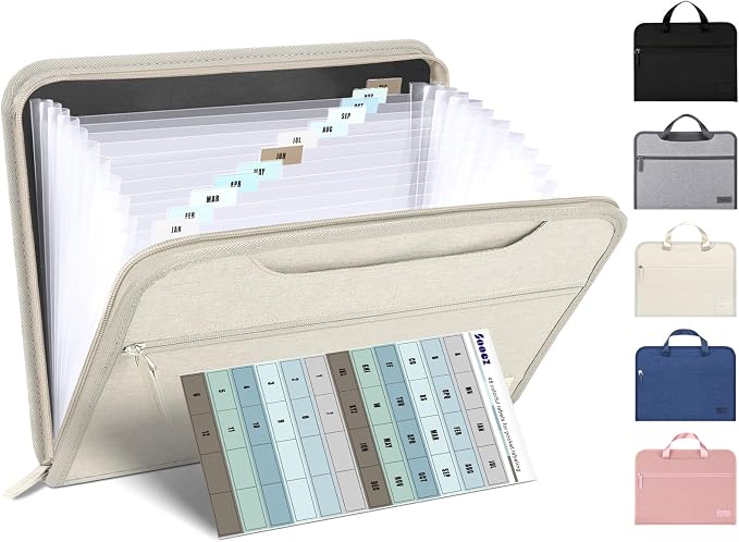 Sooez Heavy Duty Accordion File Organizer by Sooez