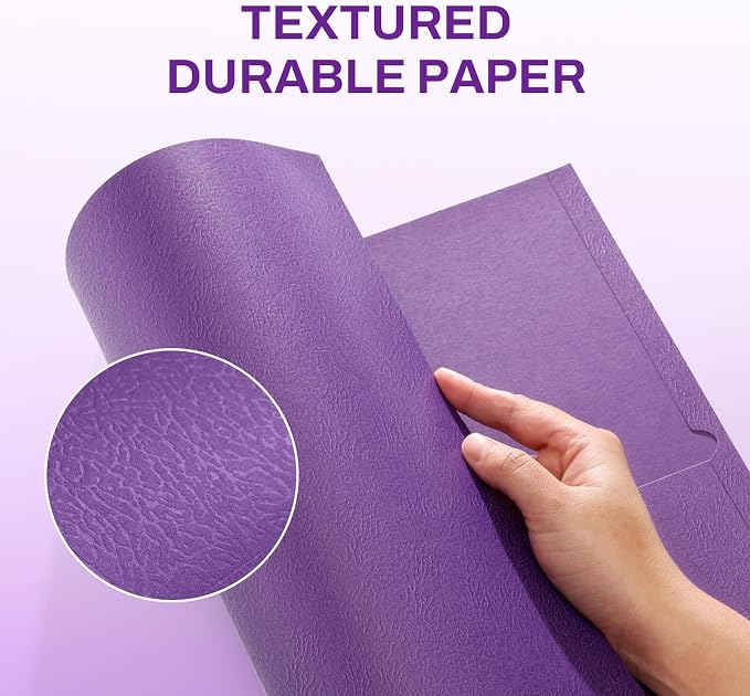SUNEE 2 Pocket Folders with Prongs, Paper Folders with 2 Pockets and 3 Prongs - Image 4