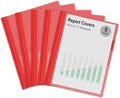 Ndsox 5 Packs Clear Front Report Covers by NDSOX