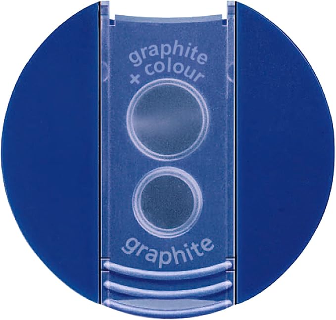 STAEDTLER Double-Hole Tub Pencil Sharpener: Dual Size Manual Sharpener - Image 3