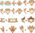 TheClover Peeking Corgi Magnetic Bookmarks – Set of 10 Cute Dog Page Clips by TheClover
