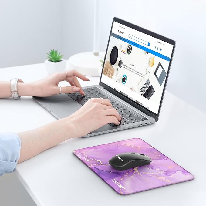 TECKNET Mouse Pad with Anti-fray Stitching, Waterproof Surface & Non-Slip - Image 7