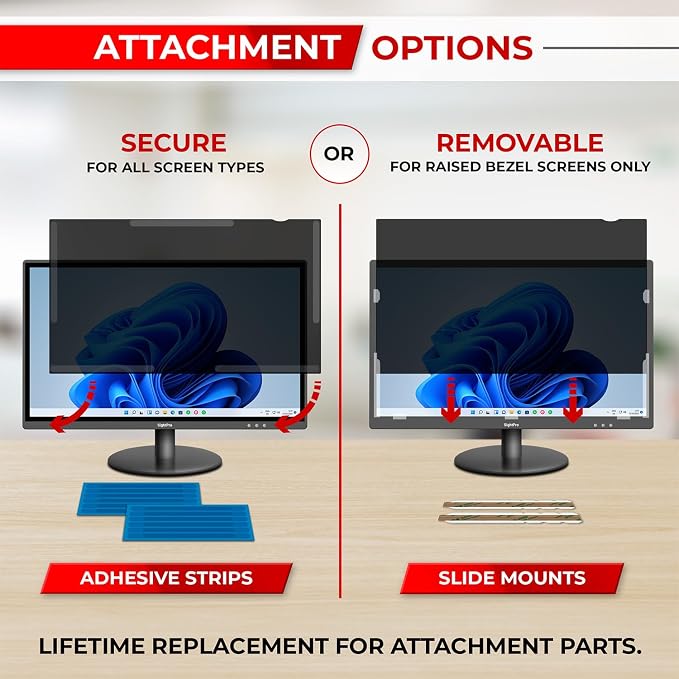 SightPro 22 Inch 16:10 Computer Privacy Screen Filter - Image 4