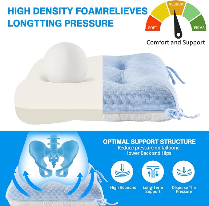 BETU Cooling Chair Cushions Set of 6, 3.5” Thick Seat Cushions, Breathable - Image 6