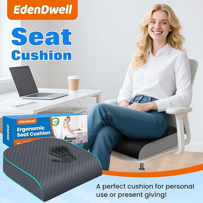 Seat Cushion for Office Chair, Memory Foam Chair Cushions, Car Seat Cushion for - Image 7