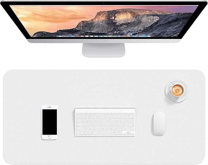 Hsurbtra Desk Pad, XL Extended Mouse Pad, Waterproof Desktop Blotter Protector by Hsurbtra