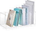 Suzile Clear Acrylic Magazine File Holder by Suzile