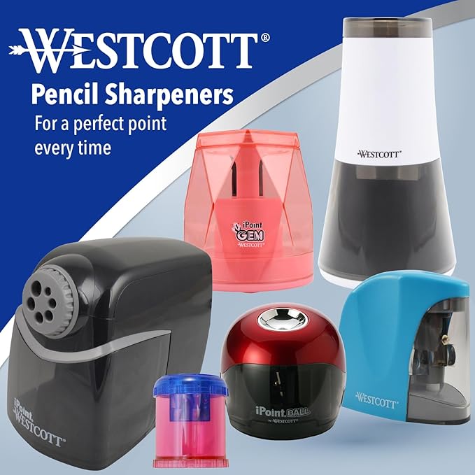 Westcott 55851 Small Battery Powered Pencil Sharpener - Image 5