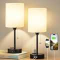 Bedside Table lamp for Bedroom Set of 2 by DicooolDirect