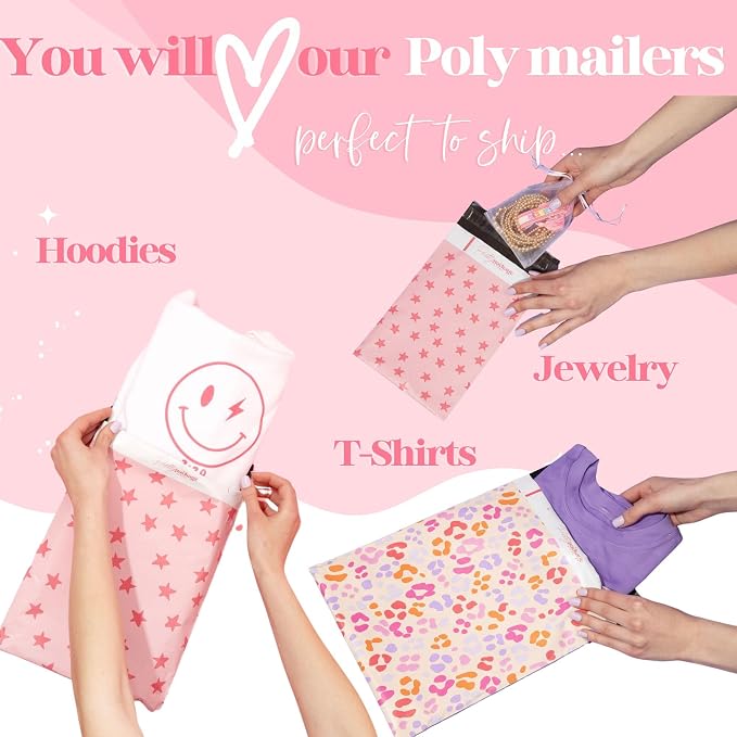 Pretty Package Store Poly Mailer 14.5x19, 100 Pack | Heavy Duty, Waterproof - Image 6