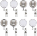 JANYUN 50 Pcs Retractable Badge Reel Clips Holder by JANYUN