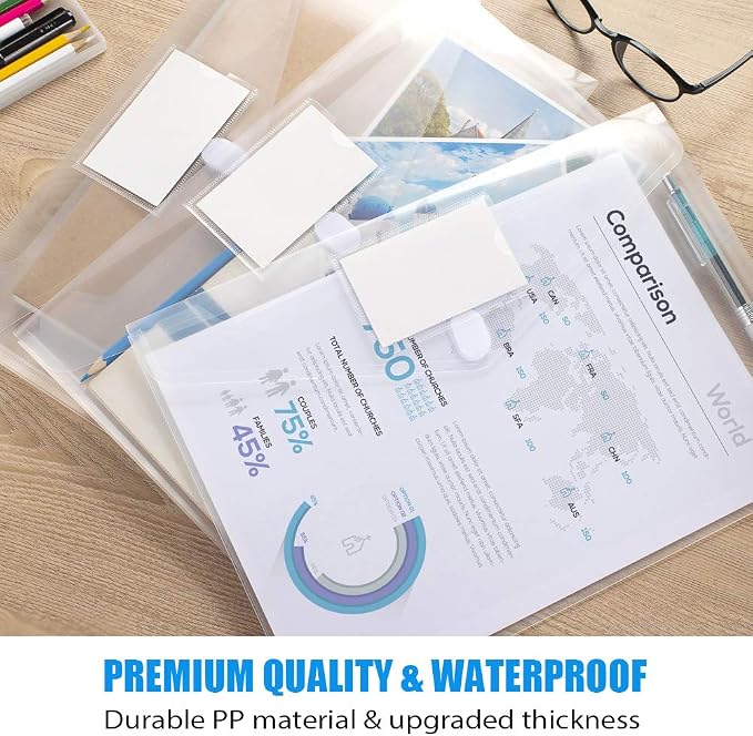Sooez 24 Pack Plastic Envelopes Poly Envelopes - Image 5