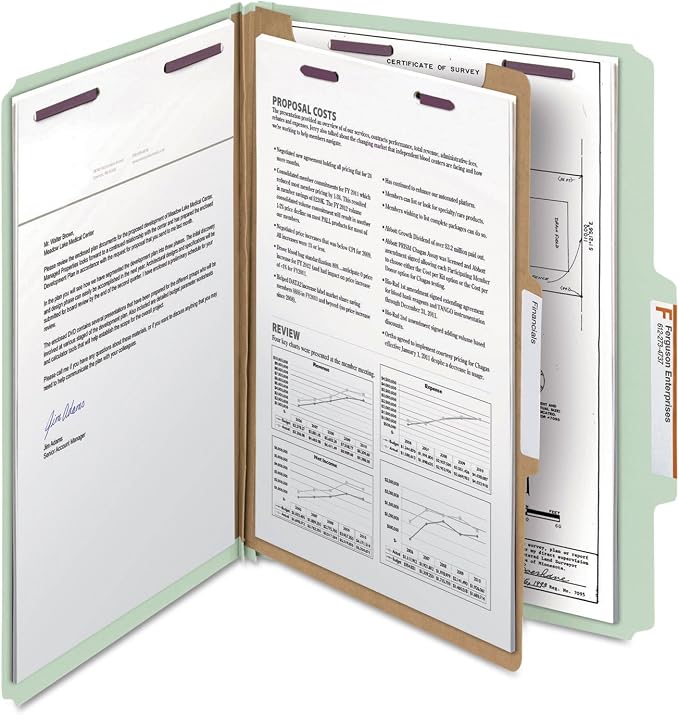 Smead Pressboard Classification File Folder - Image 6