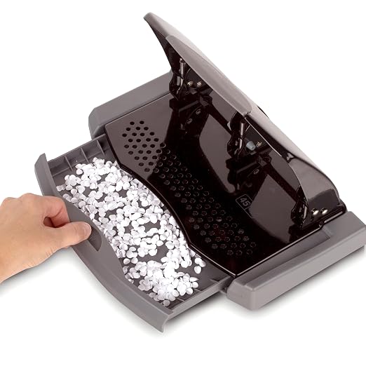 Swingline 3 Hole Punch, 45 Sheet Capacity Three Hole Puncher 3 Ring, Paper Punch - Image 4