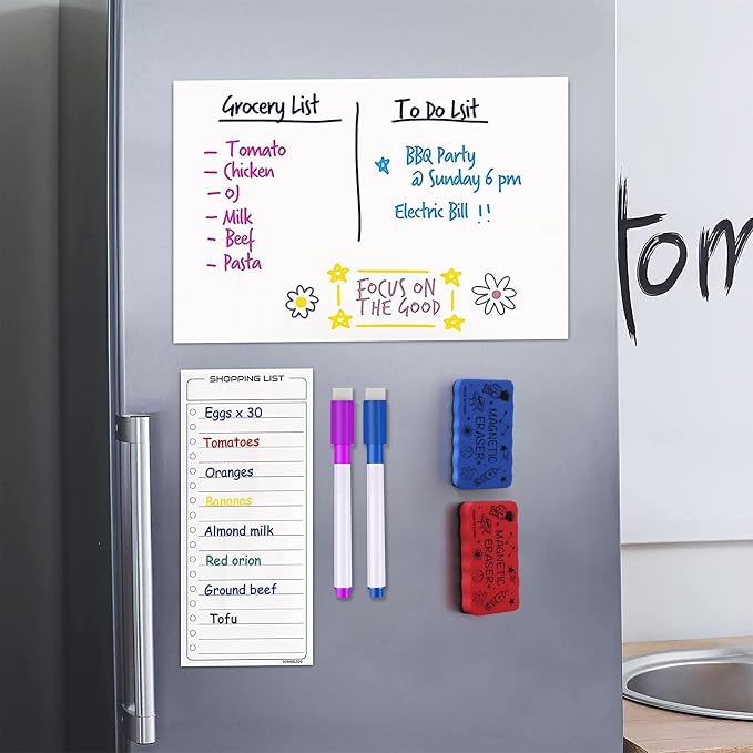 Dry Erase Eraser, Magnetic Whiteboard Eraser 8 Pack White Board Erasers - Image 6