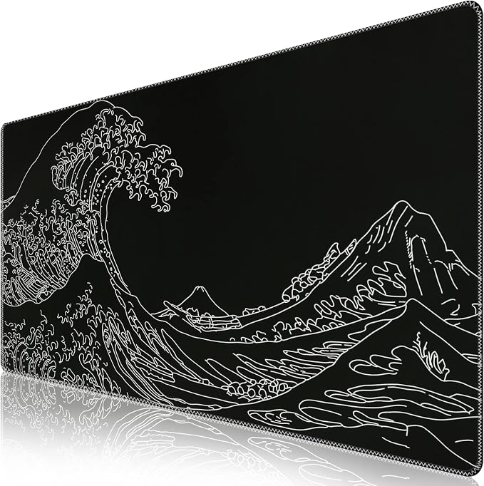 iCasso Mousepad, Gaming Mouse Pad, XXL Large Desk Mat, Big Rubber Base Mouse Mat by iCasso
