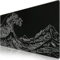 iCasso Mousepad, Gaming Mouse Pad, XXL Large Desk Mat, Big Rubber Base Mouse Mat by iCasso