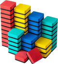 Favourde 48 Pack Magnetic Whiteboard Dry Erase Erasers Chalkboard Cleansers by favide