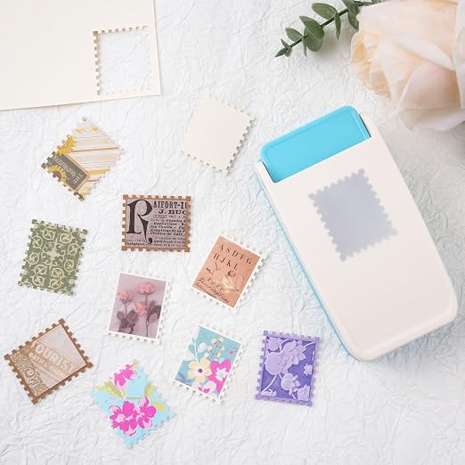 BAOFALI 2Pcs/Set Stamp Puncher 1inch &1.5inch Square Postage Stamp Punch |Stamp - Image 7