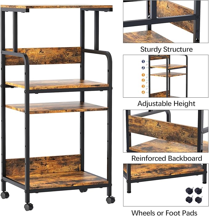 Arbuxzuy 4 Tier Printer Stand - Image 2