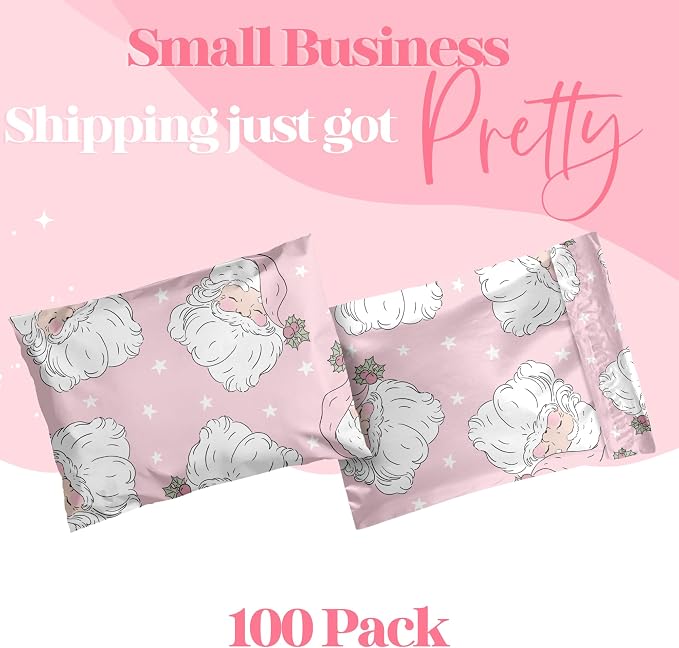 Pretty Package Store Poly Mailer 10x13, 100 Pack | Heavy Duty, Waterproof - Image 2