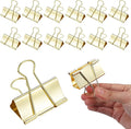 Frienda 12 Pack 2 Inch Extra Large Binder Clips Big Paper Clamps Metallic Large by Frienda