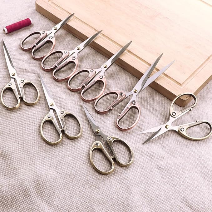 6.3" All Stainless Steel Office Scissors, Ultra Sharp Blade Shears, Sturdy - Image 7