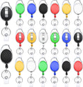 Honoson 10 Pcs Heavy Duty Retractable Badge Reels Batch ID Badge Holder by Honoson