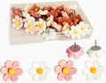 Flower Cute Push Pins for Bulletin Board Decorations, Office Decor for Women by Supfoxer