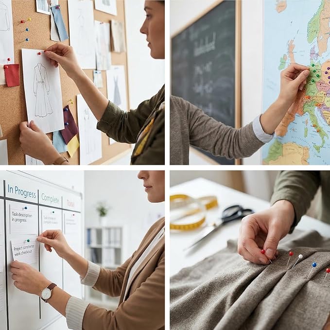 500 Pcs Map Pins, Small Map Tacks - Image 8