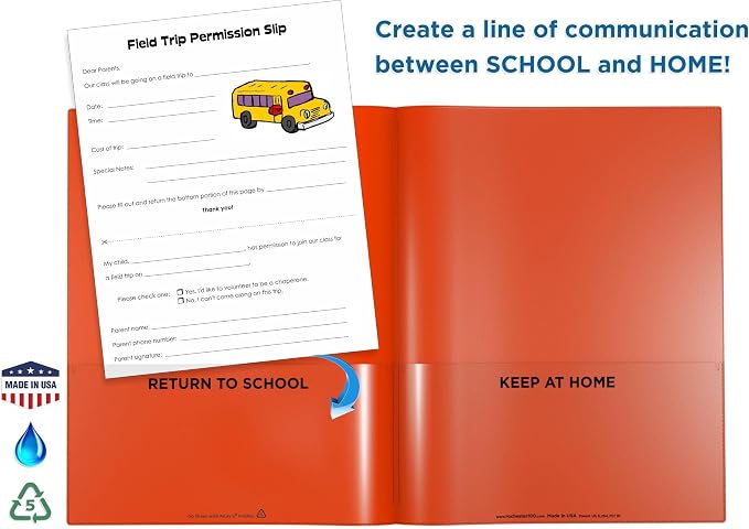 Nicky's Folders® English Communicator, Parent-Teacher Folder, Patented - Image 3