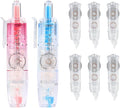 Refillable Correction Tape, 157 ft Total – 2 Pre-Filled Dispensers + 6 Snap-In by WISOPTUS