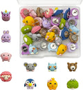 30 Pcs Animal Push Pins Decorative Push Pins Cute Animal Thumbtack by Kesvila
