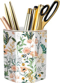 Cute Ceramic Pen Holder for Desk, Pencil Cup Pot, Makeup Brush Holders by WAVEYU