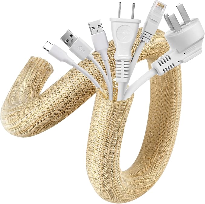 AGPTEK Cable Sleeve, 2 Pack 5ft by AGPTEK